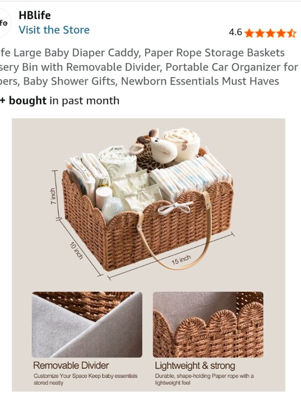 Baby Diaper Caddy